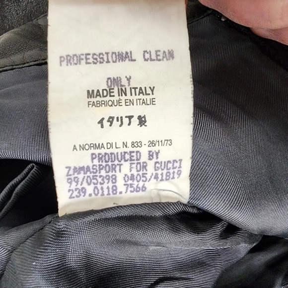 Gucci Tom Ford Vintage 1999 Black Leather Pants Size 40/ 27W Luxury Designer - Picture 12 of 16